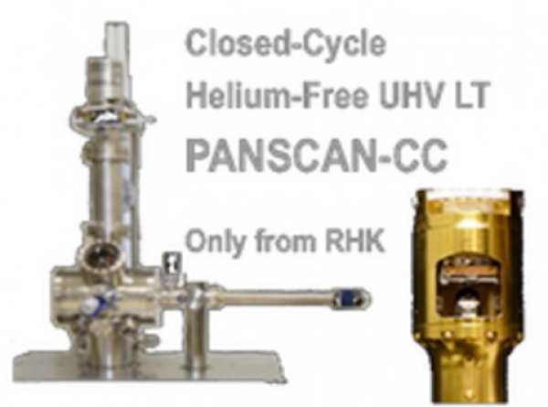 Pan-Scan-Closed Loop-Cryogen-Free Scanning Tunneling Microscope System