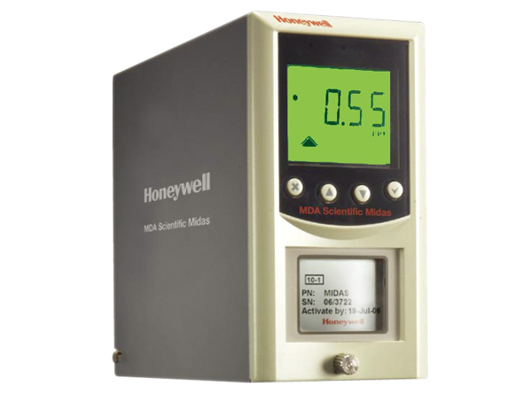 Honeywell MIDAS เครื่องตรวจจับก๊าซแบบไฟฟ้าเคมี