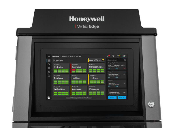 Honeywell Vertex Edge 紙帶式氣體偵測器