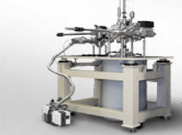 Helium Four Temperature/Superconducting Magnet-Ultra-High Vacuum Scanning Tunneling Microscope